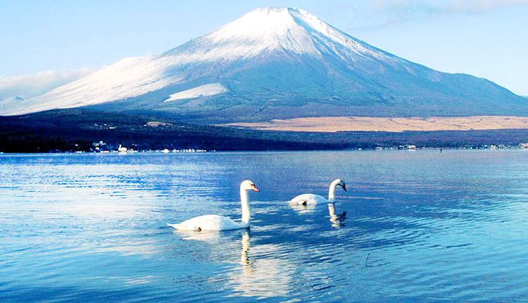 Japan ABBA Lake Yamanaka, Mount Fuji