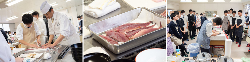 在本地高中傳授和食的專業技術