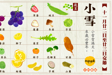 【跟著節氣過生活 小雪】