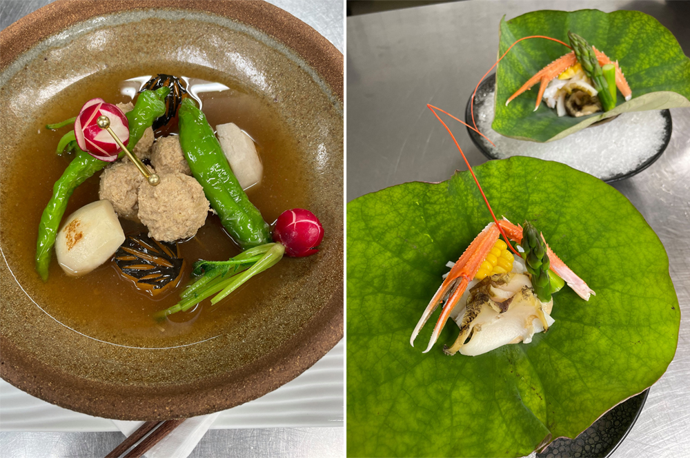 【和食餐廳的當季食材介紹】