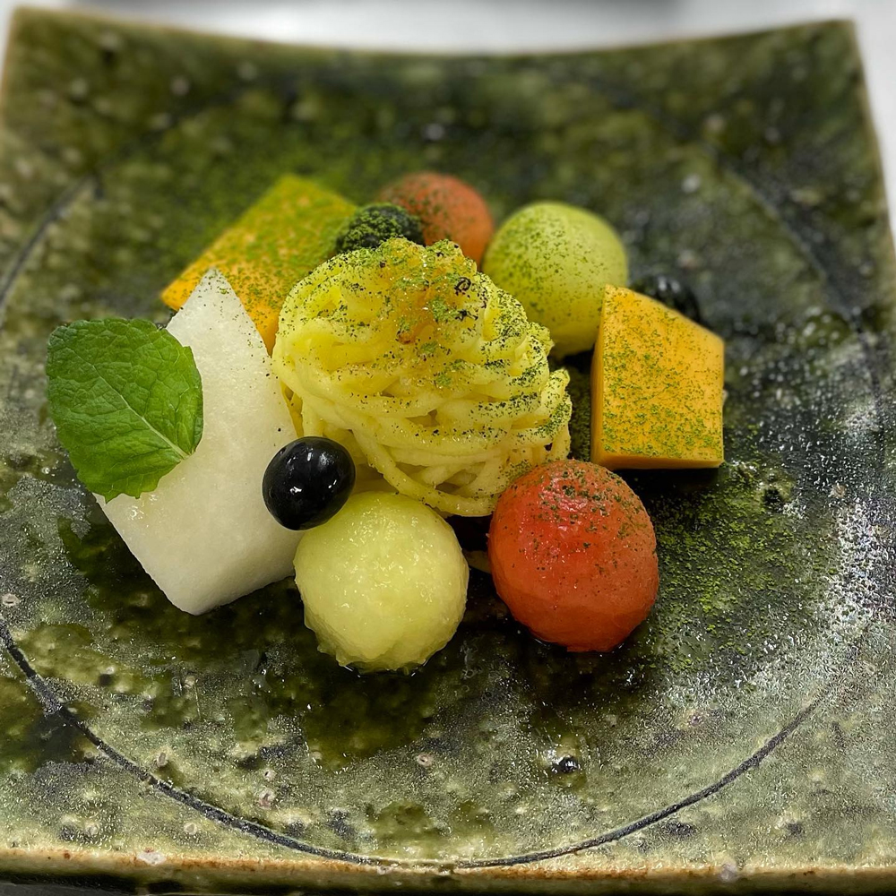 和風秋日饗宴：抹茶番薯蒙布朗