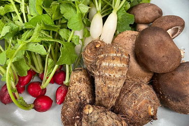 坐漁莊和食的蔬菜