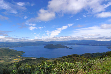 有珠山展望洞爺湖