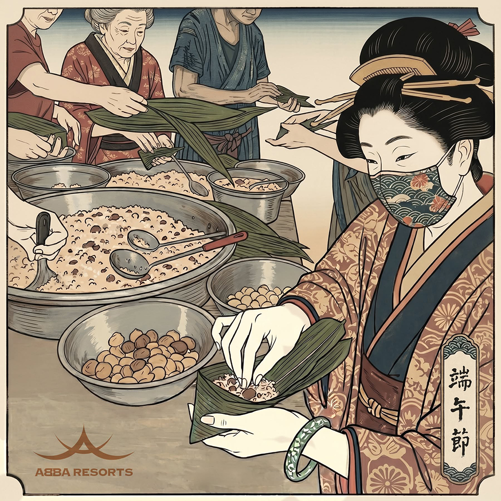 沐蘭湯，品粽香