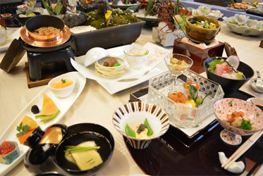 有田焼の器に盛られた至極の一品